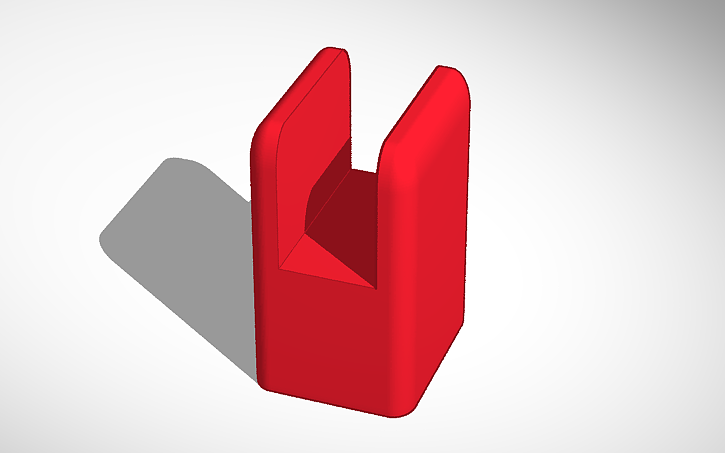 3D design wire holder - Tinkercad