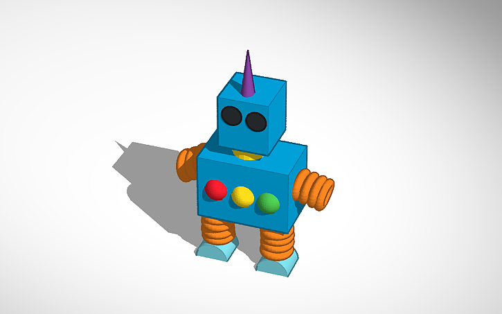 3D design robot - Tinkercad