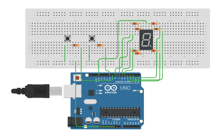Circuit design ข้อสอบปลายภาคข้อ1 - Tinkercad