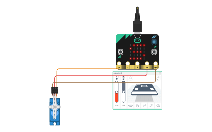 Circuit design microbit - Tinkercad