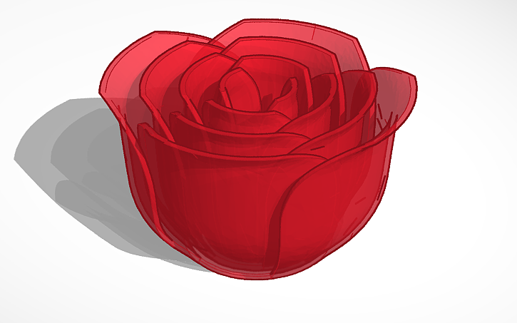 3D design Rose - Tinkercad