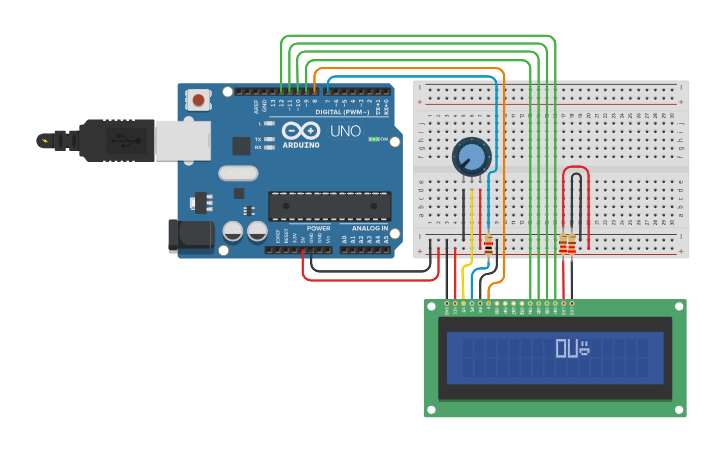 Circuit design Create your own letters - Tinkercad