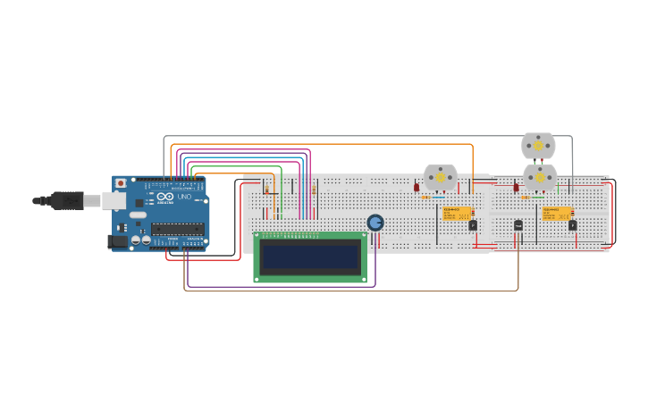 Circuit design sensor de humedad y temperatura - Tinkercad