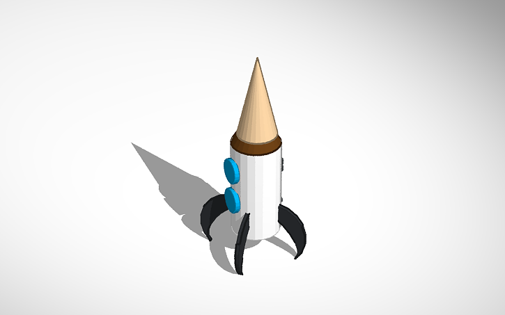 3D design Rocket | Tinkercad