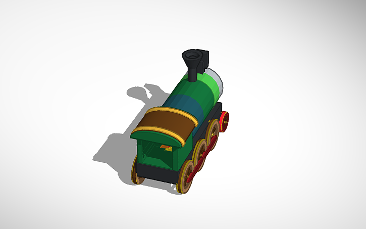 3D Design Train For 3d Print Tinkercad