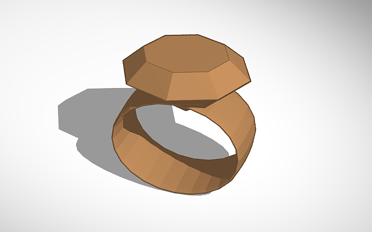 3D design ring - Tinkercad