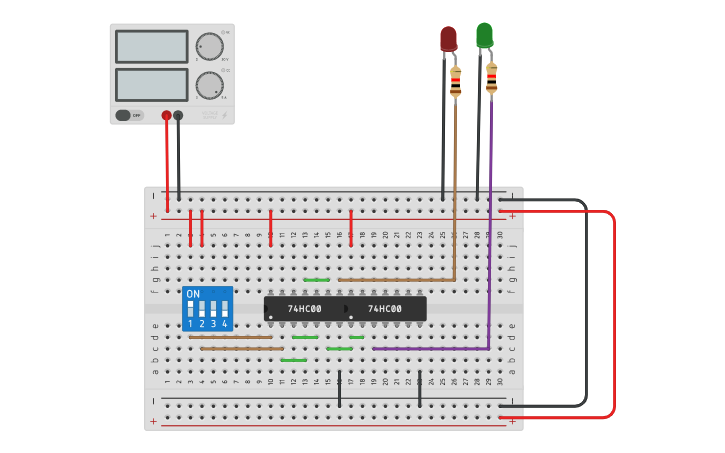 Half Subtractor Using Nand Gate Tinkercad