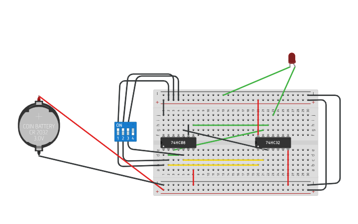 Circuit design Problem 1 | Tinkercad