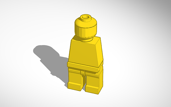 3D design lego person | Tinkercad