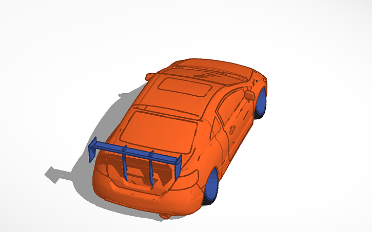 3D design 2007 Honda Civic widebody | Tinkercad