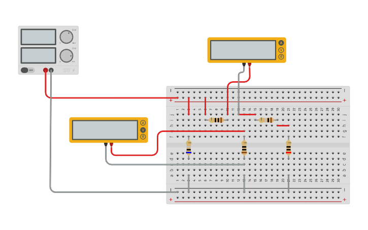 Circuit design Ejercicio 1 - Evaluación 2 IIE Lab | Tinkercad
