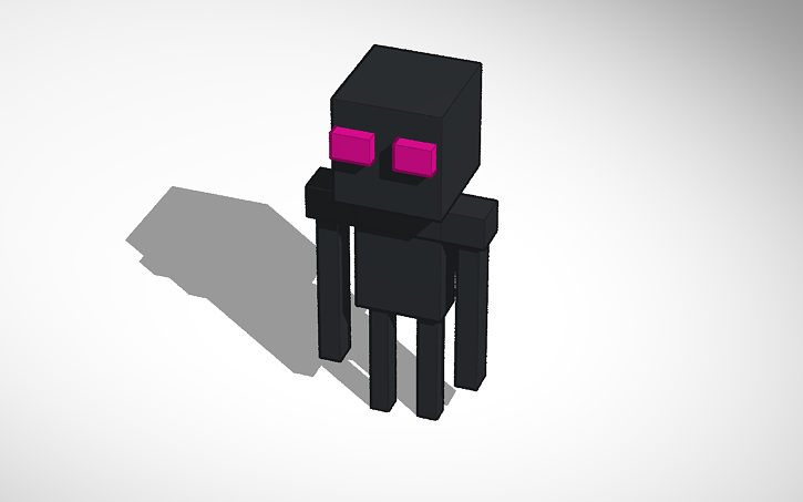 3D design enderman | Tinkercad