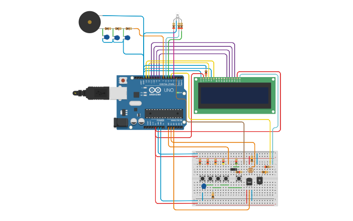 Circuit design SmartClock | Tinkercad