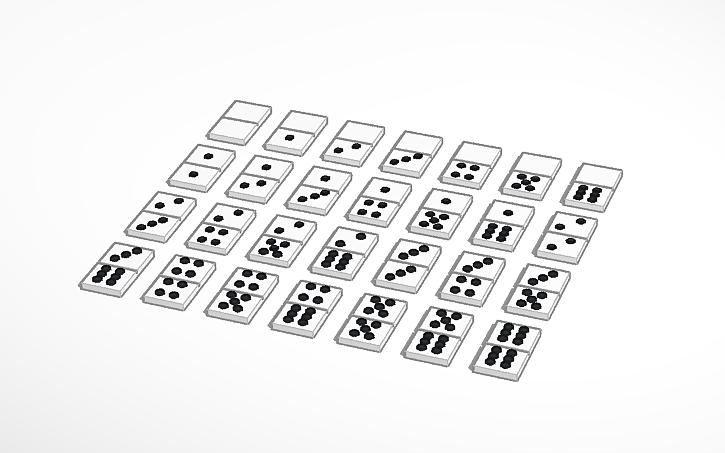 3D design Domino | Tinkercad