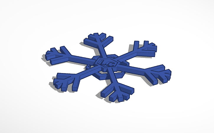 3d Design Precipitation Project Snowflake 