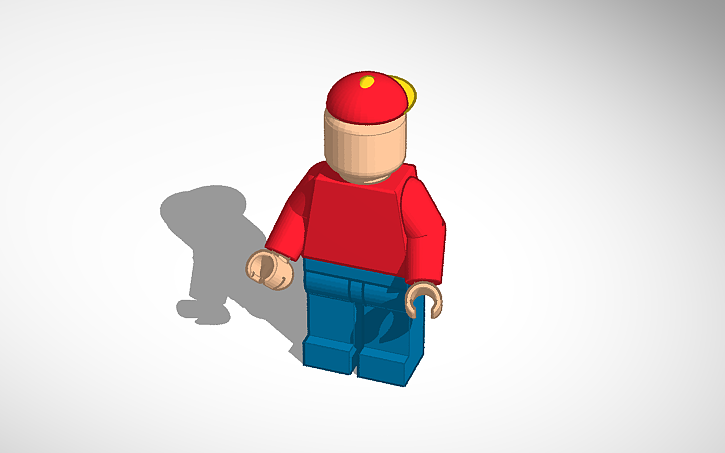 3D design Lego youtuber little Ropo - Tinkercad