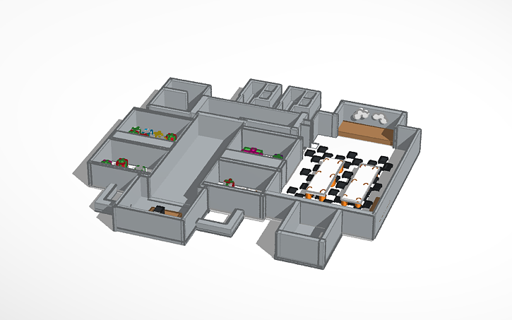 Freddy Fazbears pizza map 2 | Tinkercad