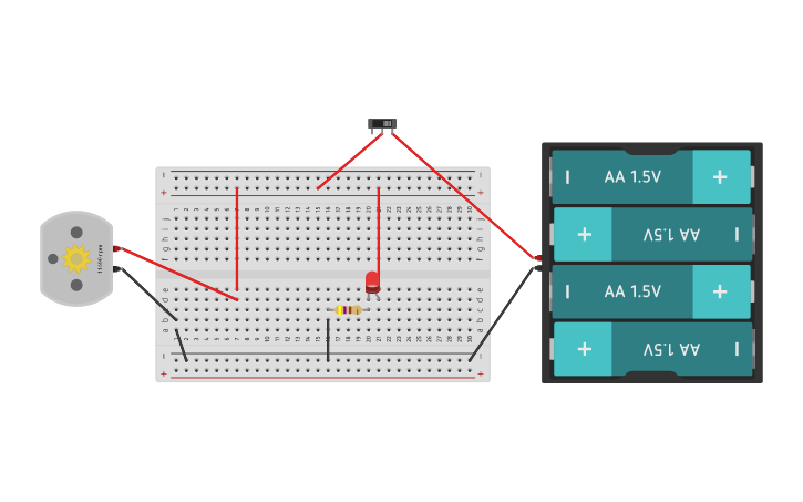 Circuit design Parallel Circuit with two LEDs | Tinkercad