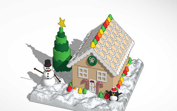 Gingerbread House Tinkercad