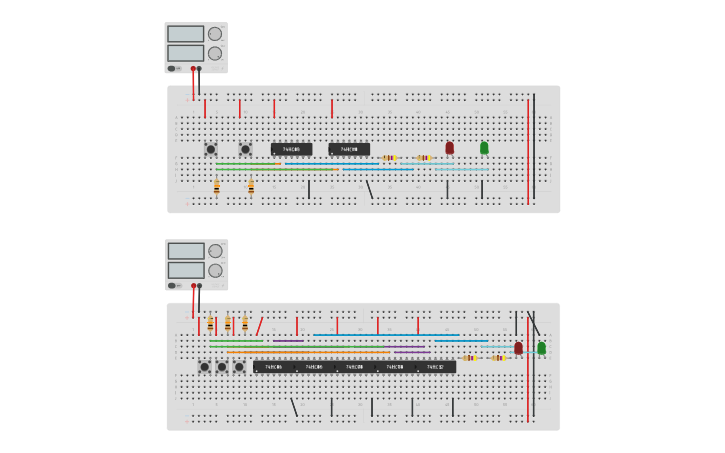 Half Full Adder Tinkercad