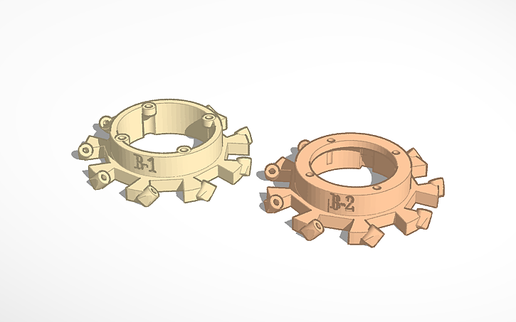 3D design Mecanum wheel-9.5mm-L - Tinkercad