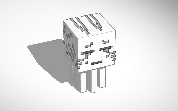 minecraft ghast tinkercad