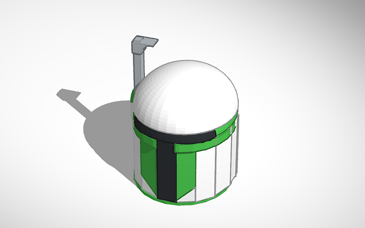 3D design Star wars mandolorian helmet - Tinkercad
