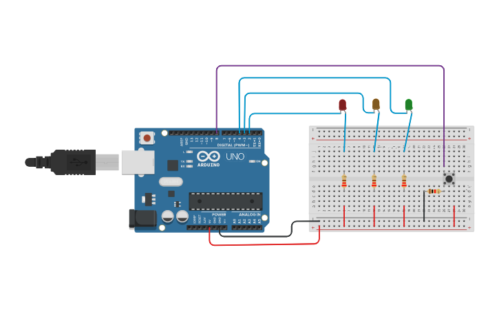 Circuit design alternative | Tinkercad