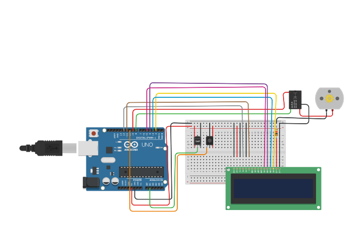 Circuit design IOT PROJECT - Tinkercad