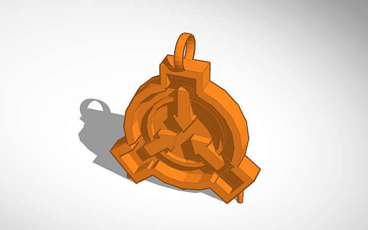 SCP Foundation SCP 963 Pendant and Presentation Box 3D model 3D printable