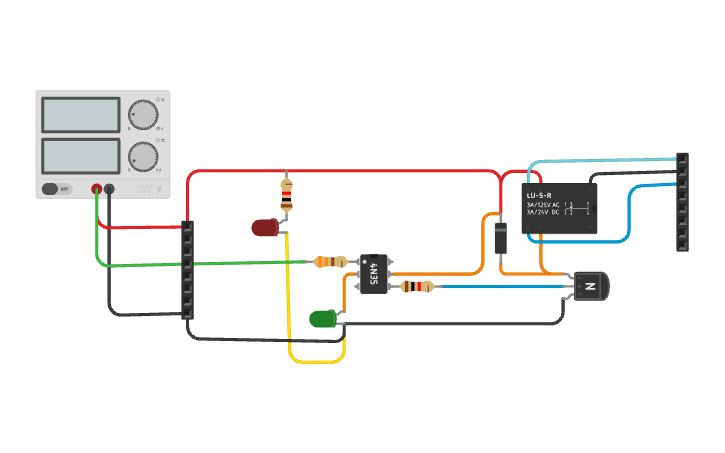 Circuit design Single Channel Relay Module - Tinkercad