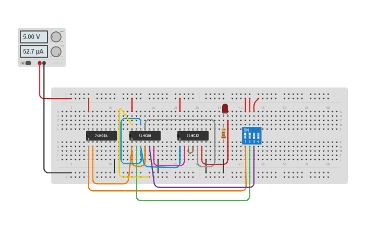 Circuit design Practica 10 | Tinkercad