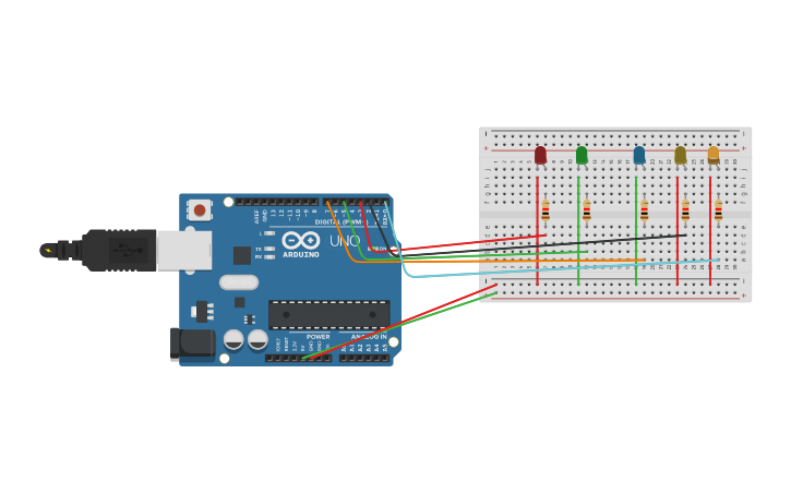 Circuit design Arduino 1 | Tinkercad