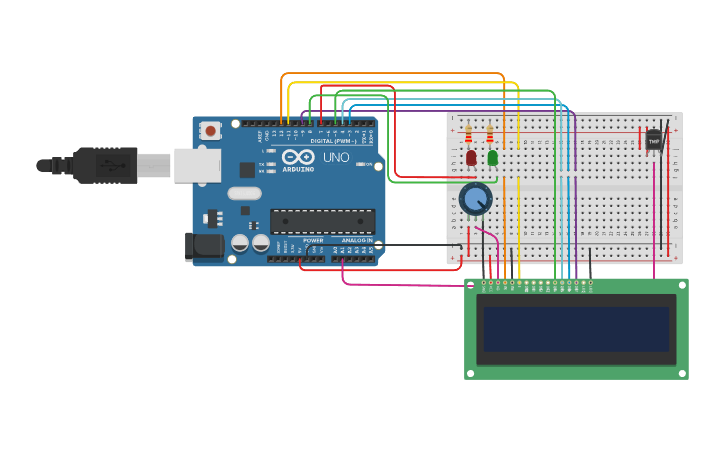 Circuit design Copy of CIRCUITO SENSOR DE GAS CON ALARMA Y PANTALLA LED ...