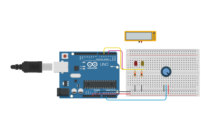 Circuit design EFS- Actividad pote | Tinkercad