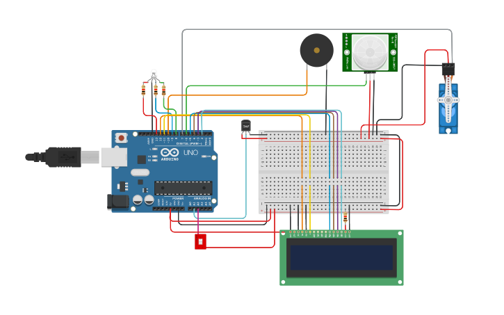 Circuit design final project Arduino - Tinkercad