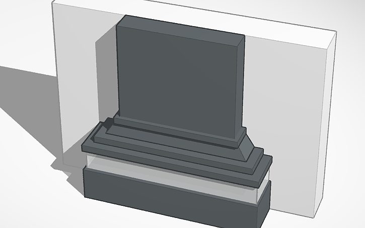 Modern Tinker 3D design Modern Fireplace - Tinkercad