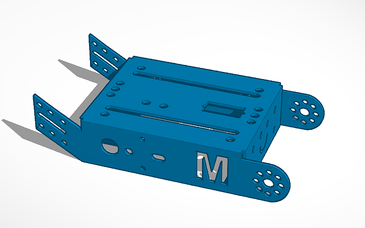 3D design mBot - Tinkercad
