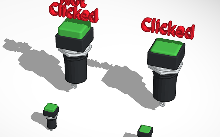 3D design Button - Tinkercad