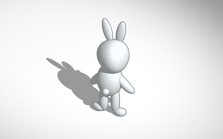 3d Design Bunny Doll 