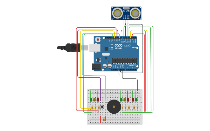 Circuit design Traffic Light Assignment 2 | Tinkercad