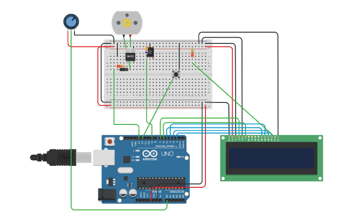 Circuit design IR sensor - Tinkercad