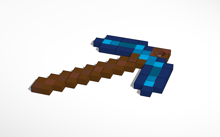 3D design minecraft diamond pic | Tinkercad