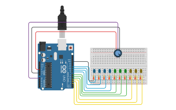 Circuit design M2A3 - ROBOTICS - Tinkercad