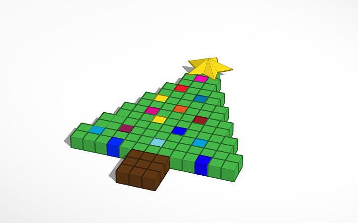 3D design Christmas Tree - Tinkercad