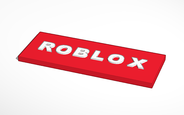 Roblox Sign Tinkercad - 3d design roblox sign tinkercad