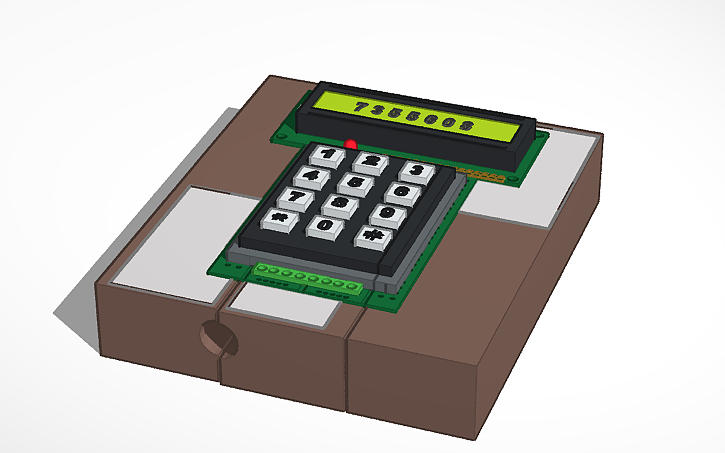 3D design CS:GO alarm clock with Arduino - Tinkercad