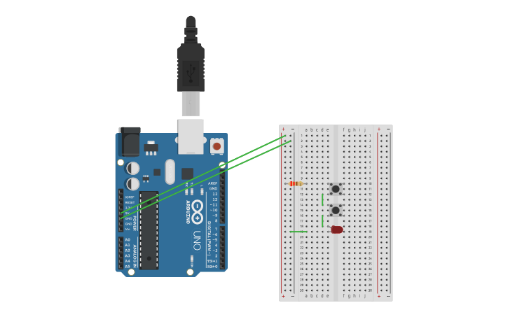 Circuit design arduino 3 - Tinkercad