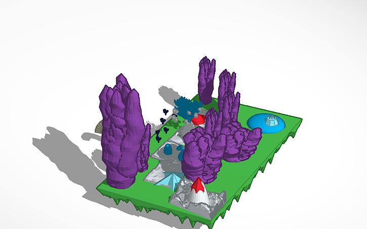 3D design Инопланетный сад | Tinkercad