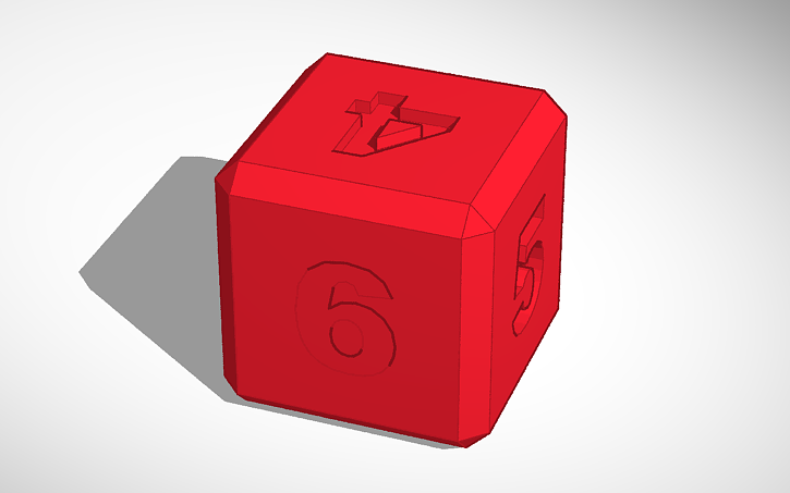 3D design dice | Tinkercad